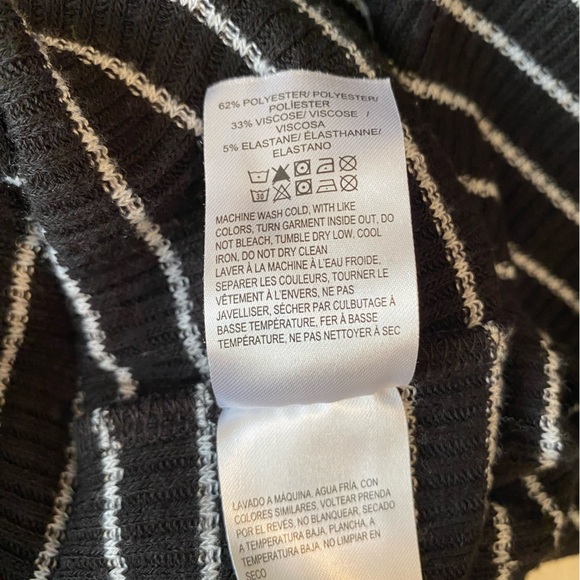 Lucky Brand Black Stripe Top - Picture 5 of 5